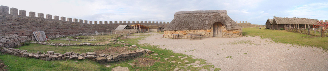 Interior compound view from the Entrance area.